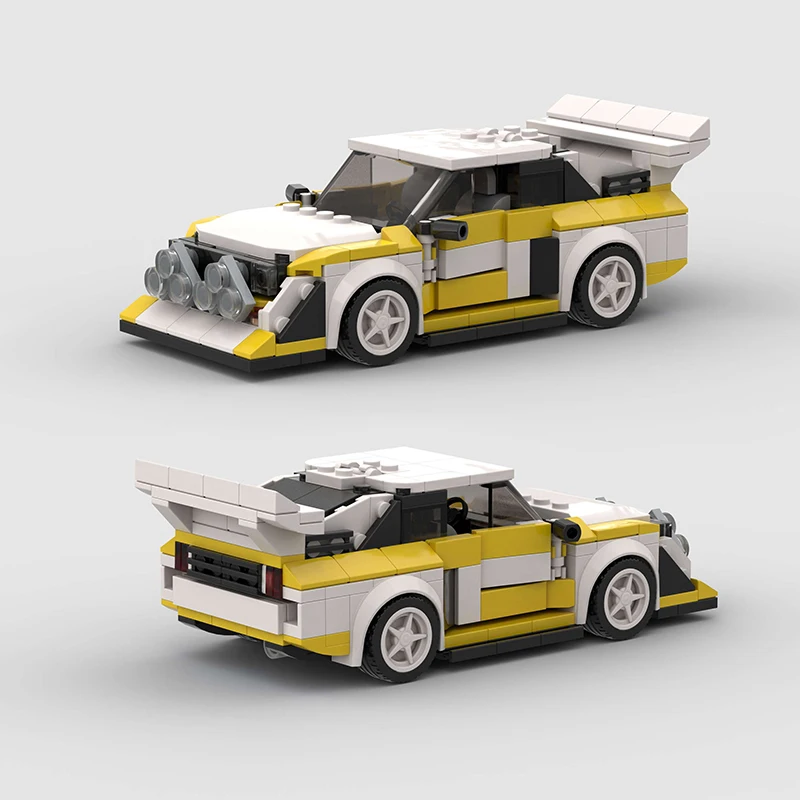 Moc City Car Vehicle Speed Champion Racer ae86 M3 M8 Building Blocks Brick R34 RX-7 Racing Super Technique Creative Garage Toys 5
