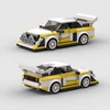 Moc City Car Vehicle Speed Champion Racer ae86 M3 M8 Building Blocks Brick R34 RX-7 Racing Super Technique Creative Garage Toys 5