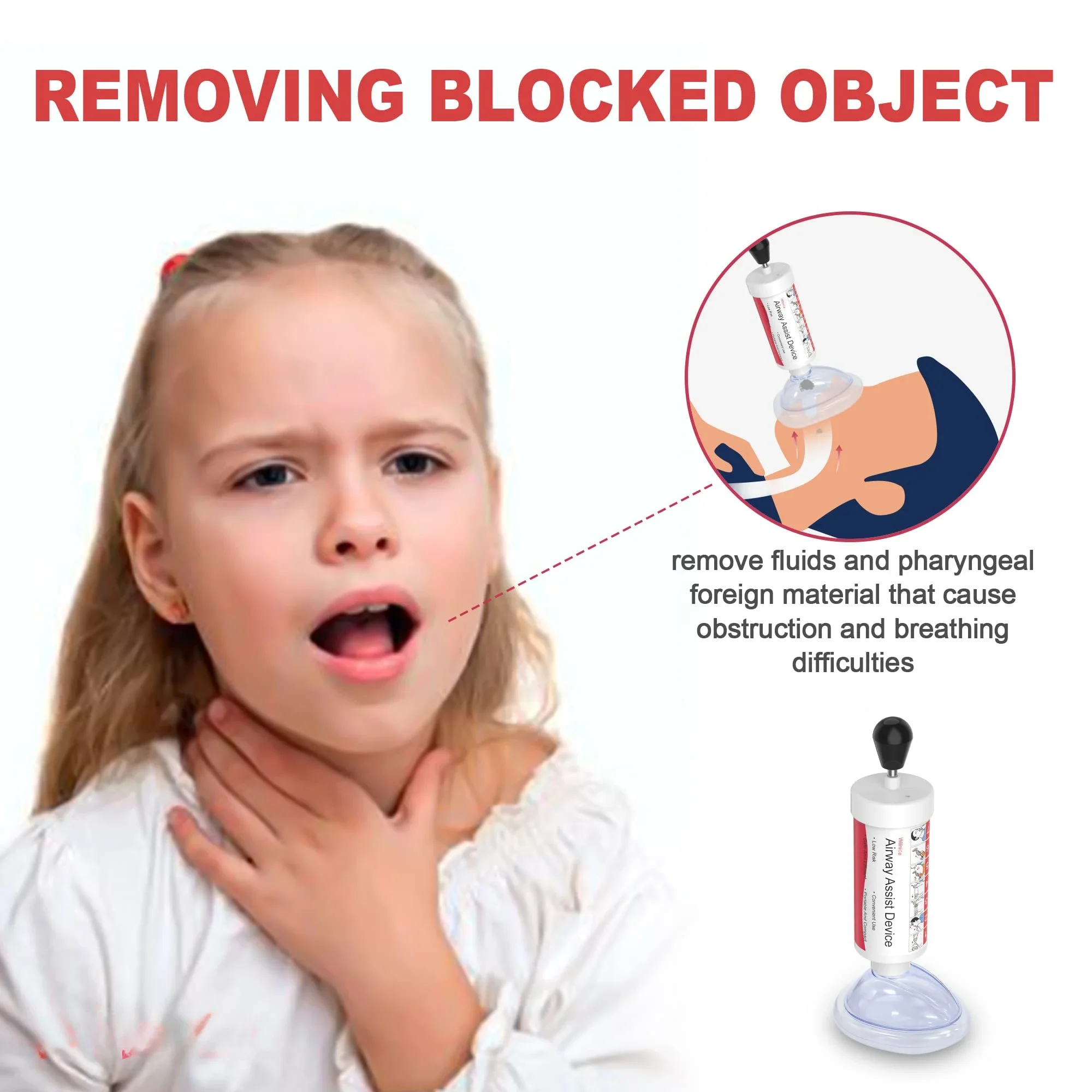 First Aid Kit Choking Rescue Kits Adults & Children 2 Size