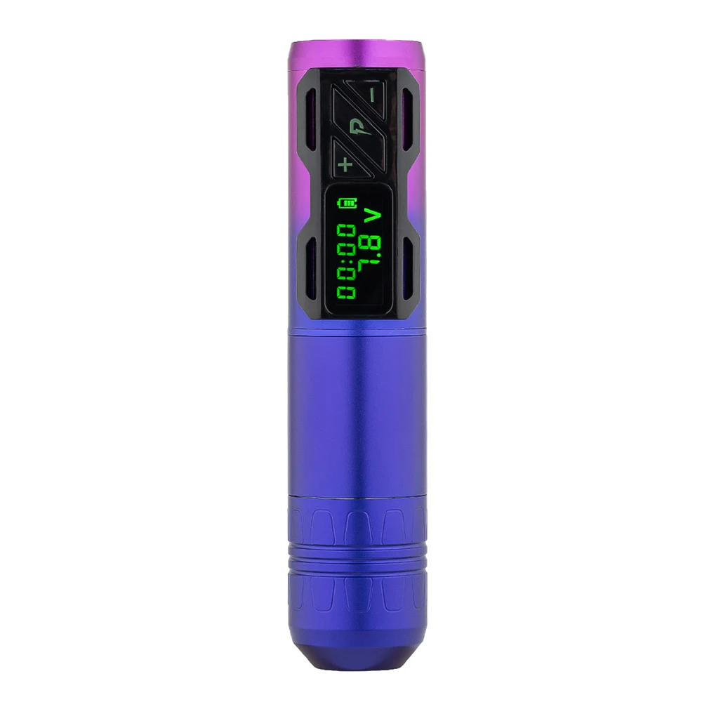 Tattoo Pen 4.0mm Stroke EZ Portex Gen 2S Wireless Battery Tattoo Pen Machine Swiss Motor LCD Digital Display Artist Body Permanent Makeup