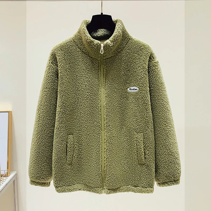 سترة نسائية كاجوال سميكة من الصوف الدافئ والبارد،...