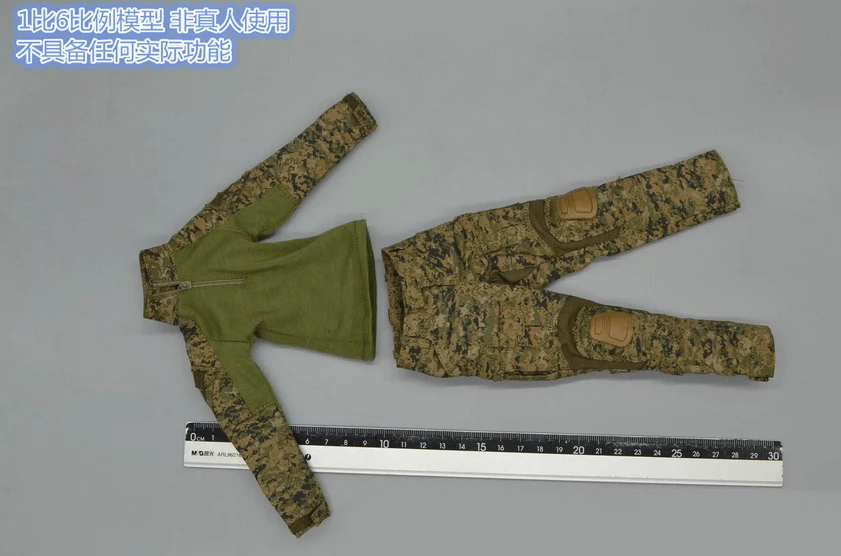 

ES26043SW 1/6 Soldier Marine Parachute Clothes Combat Uniform Model for 12''