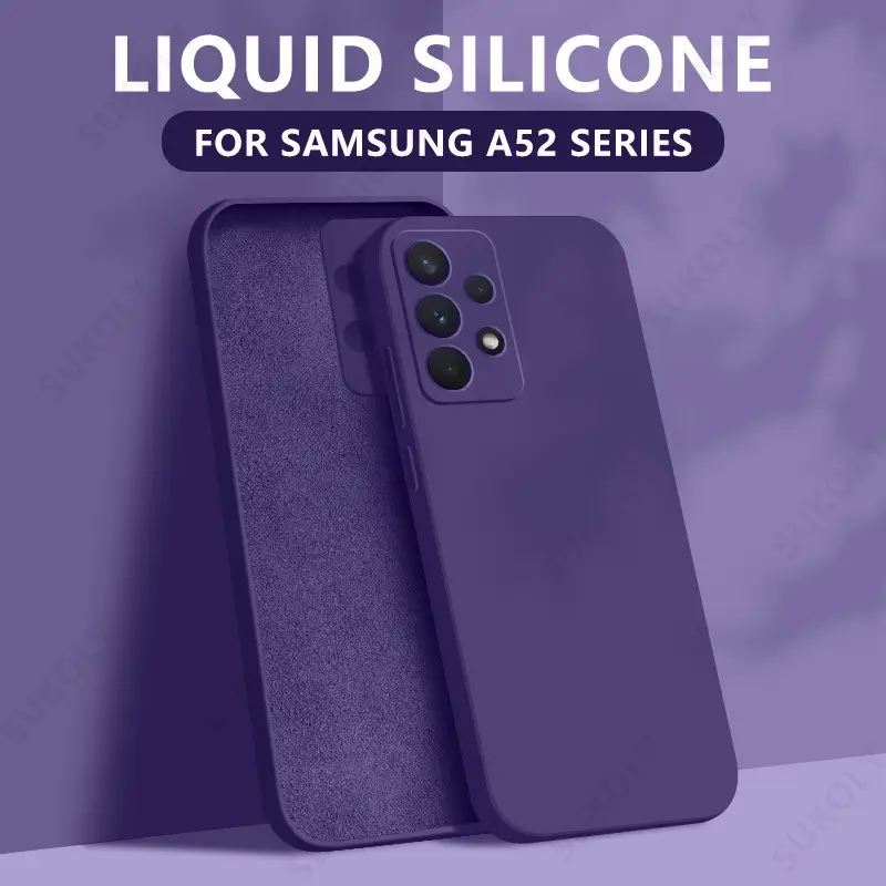 Liquid Silicone Case For Samsung Galaxy S24 S25 FE S26 S23 S22 Ultra Plus S25 Edge A57 A37 A56 A17 A16 A36 A54 A55 5G Soft Cover - Image 15