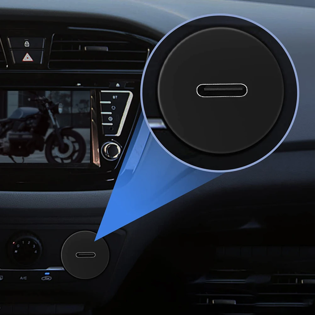 1M USB 3.0 Male To Type C 3.0 Female Panel Mount Cable Waterproof Type C 3.0 Car Flush Mount Cable for Car Truck Boat Motorcycle