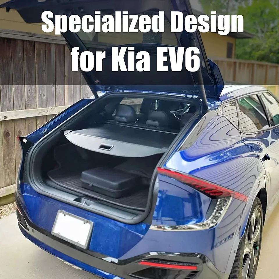 Auto Étagère Arrière Rétractable De Coffre pour Kia EV6 2021-2023
