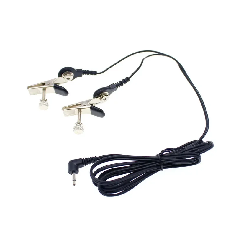 Electric Sex Toys Electric Shock Nipple Clamps Sex Products Medical Themed Toys Clitoris Stimulator Massager Metal Breast Clip Sex Toys for Women