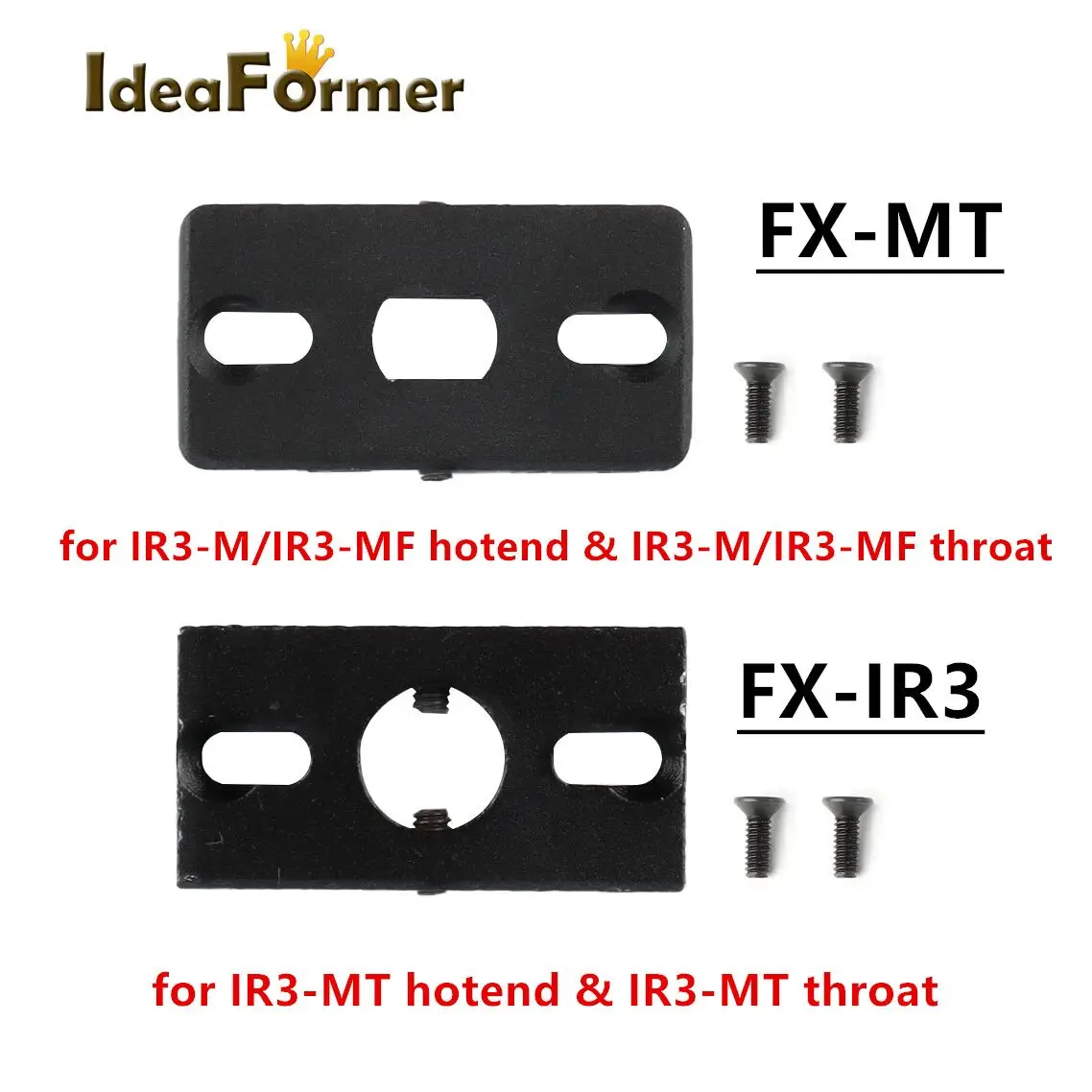 

IdeaFormer Print Head Throat Fixing Piece For IR3-MT/IR3-M/IR3-MF Print Head &Throat 3D Printer Parts