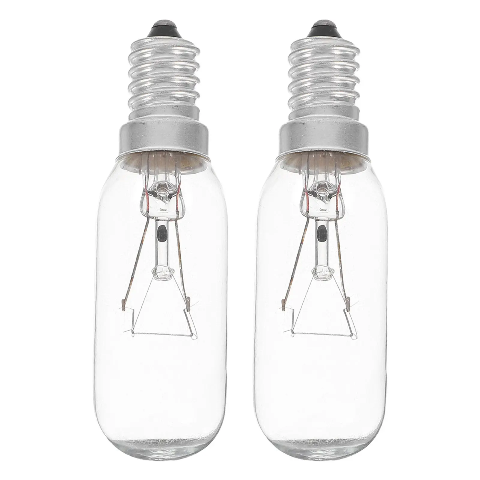 2Pcs E14 가전 전구 에너지 효율적인 밝은 범위 후드 램프 교체 재봉틀 전구 스토브 주방 기기