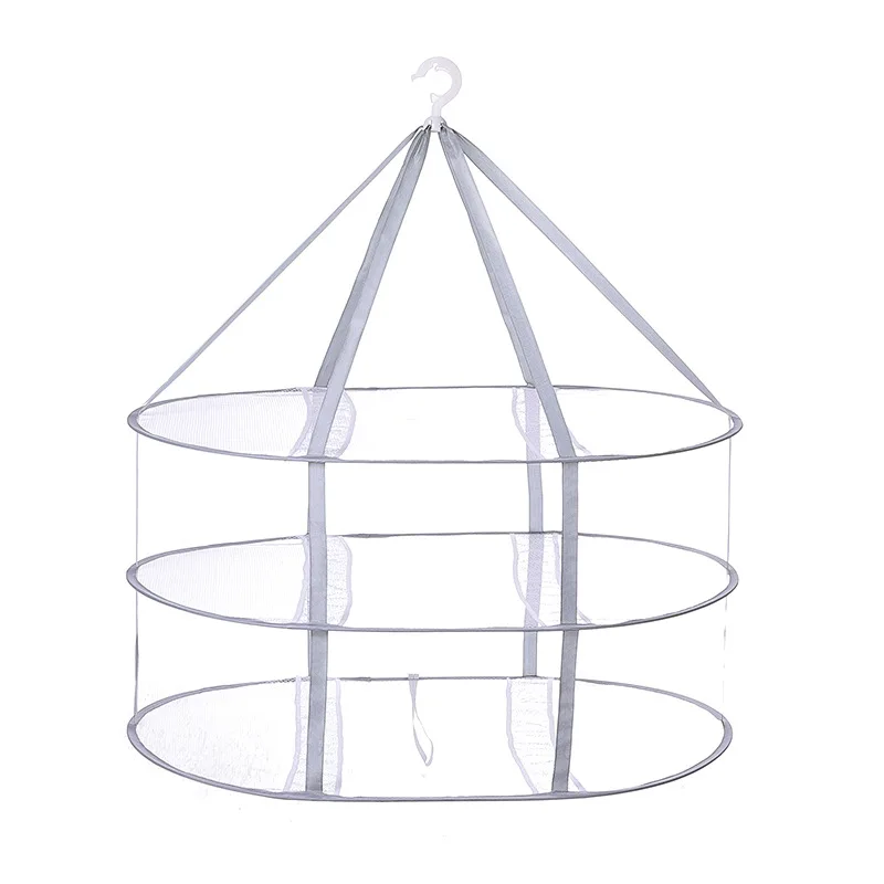 2443 Clothes basket drying net clothes flat net bag household socks drying artifact sweater special drying rack 5