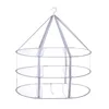2443 Clothes basket drying net clothes flat net bag household socks drying artifact sweater special drying rack 5