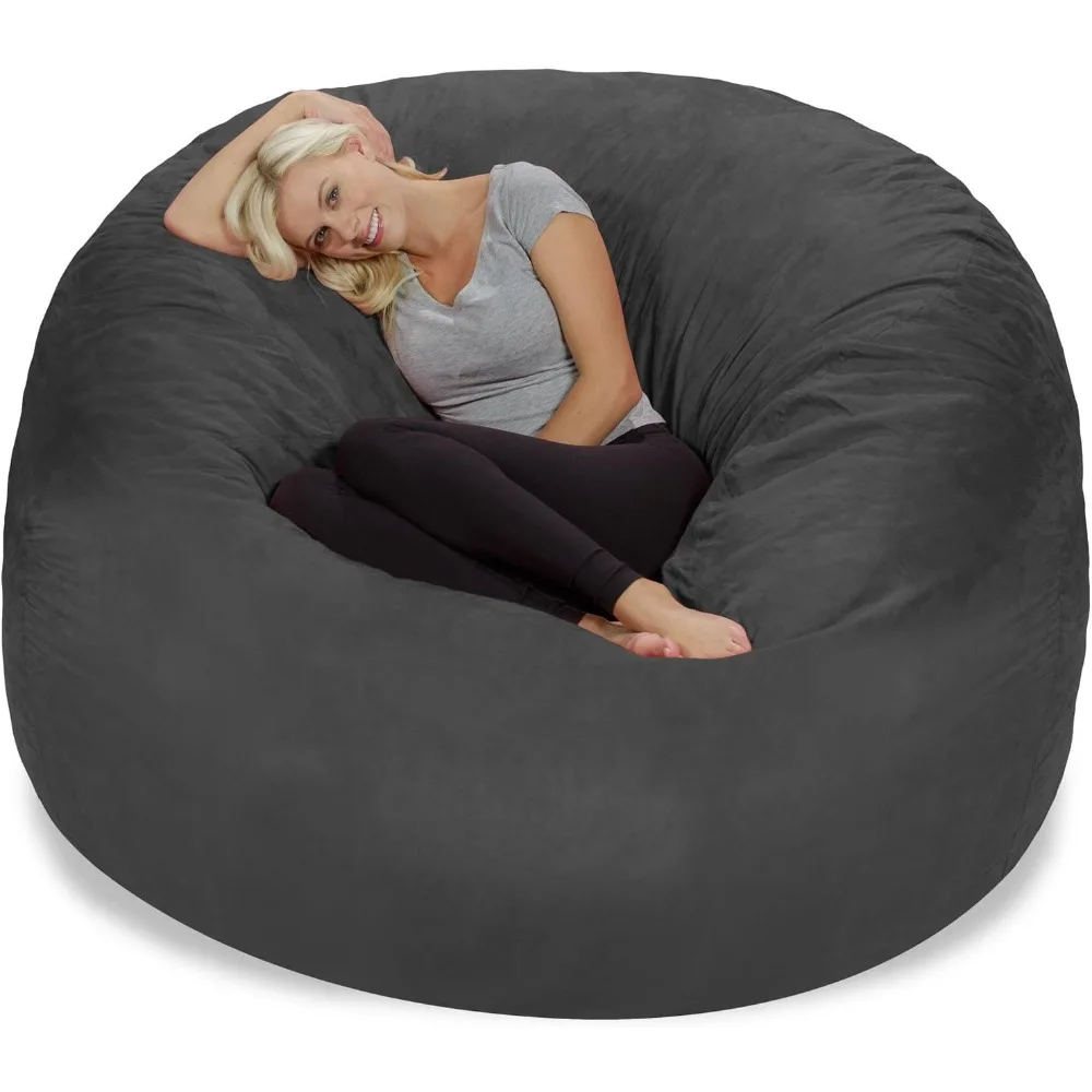 Bean bag chair giant memory foam furniture bean bag big sofa with soft micro fiber cover