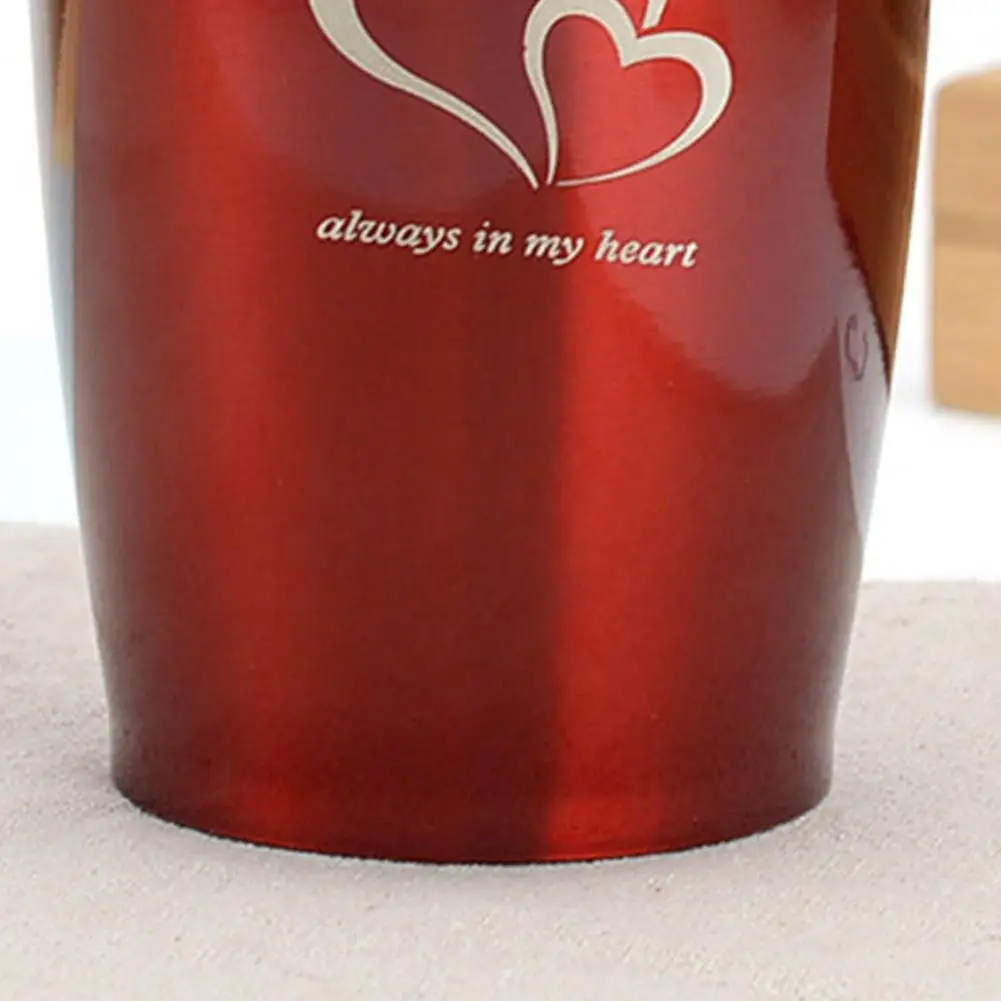 Stainless Steel Pet Urn Smooth Surface Secure Closure Dog Urn Screw-in Lid Memorial Pet Ash Container Supplies Cremation Urn