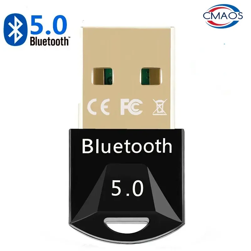 CMAOS-USB 블루투스 5.0 어댑터 수신기, 5.0 블루투스 동글 5.0 4.0 어댑터 PC 노트북 5.0 BT 송신기