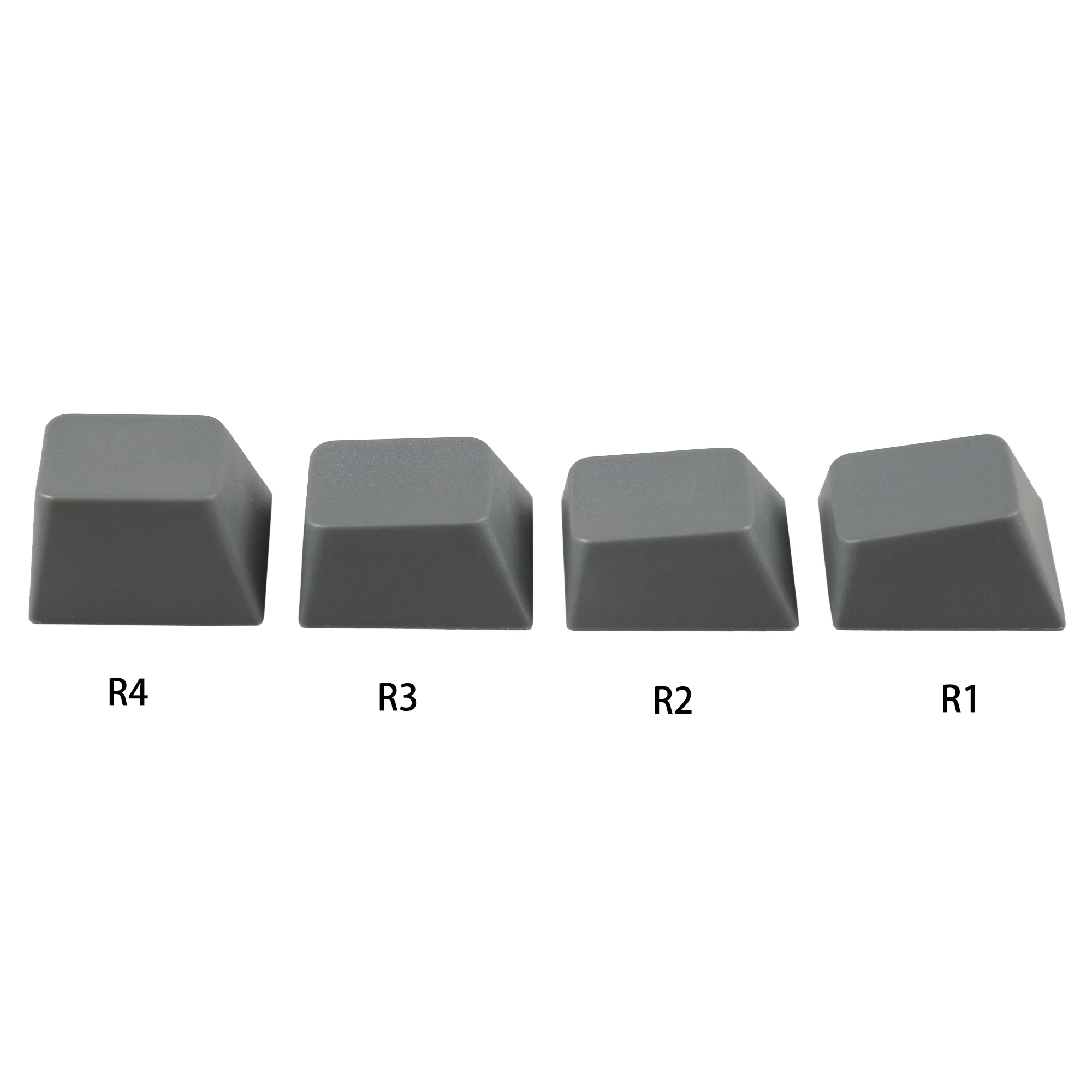 Teclas alfanuméricas, DIY, 1U, R1, R2, R3, R4, 100 pcs