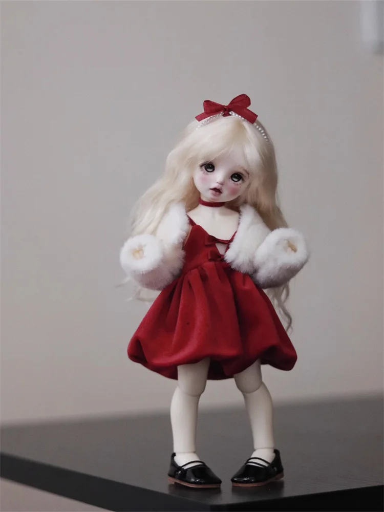 

BJD Doll Clothes Sweet Skirt Coat For 1/6 Yosd 1/4 MSD MDD Doll Clothing Accessories for Boys Girls Toy Gift (Excluding dolls)