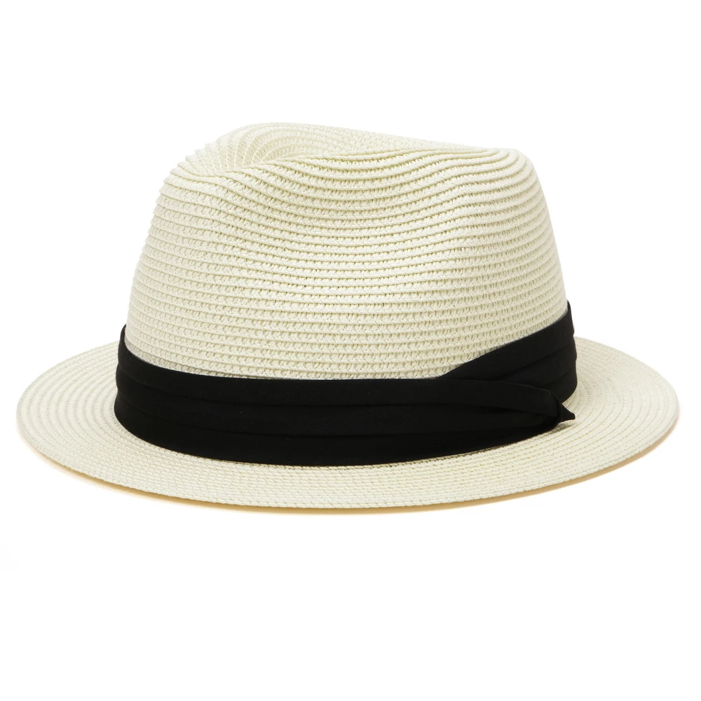 60cm Big Head Summer Fedora Straw Hat Women Sun Beach Hat Men Cap Short Brim Large Size Trilby Hats tan fedora