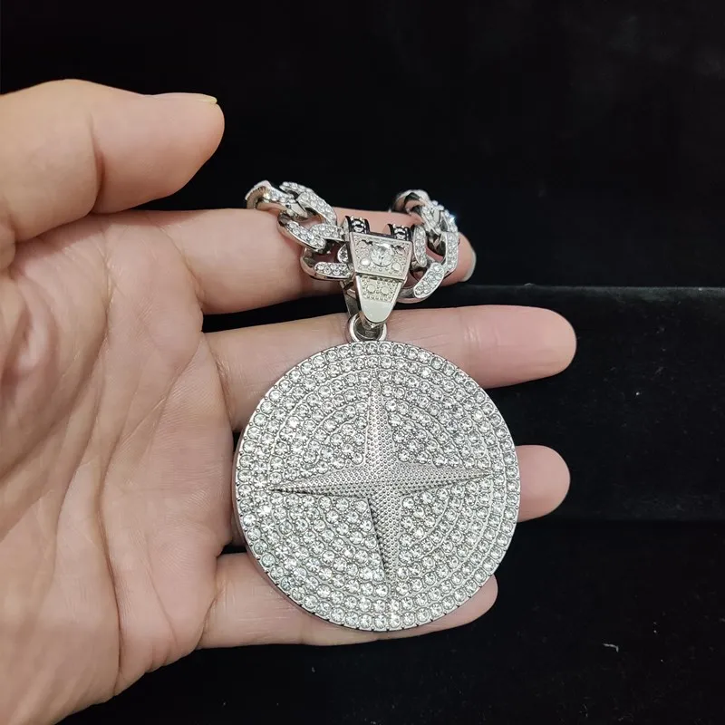 Mannen Vrouwen Hip Hop Cross Hanger Ketting Met 4mm Zirkoon Tennis Ketting Iced Out Bling Necklaces Hiphop Sieraden Mode Gift-silver Rope Mannen Vrouwen Hip Hop Cross Hanger Ketting Met 4mm Zirkoon Tennis Ketting Iced Out Bling Necklaces Hiphop Sieraden Mode Gift-silver Rope