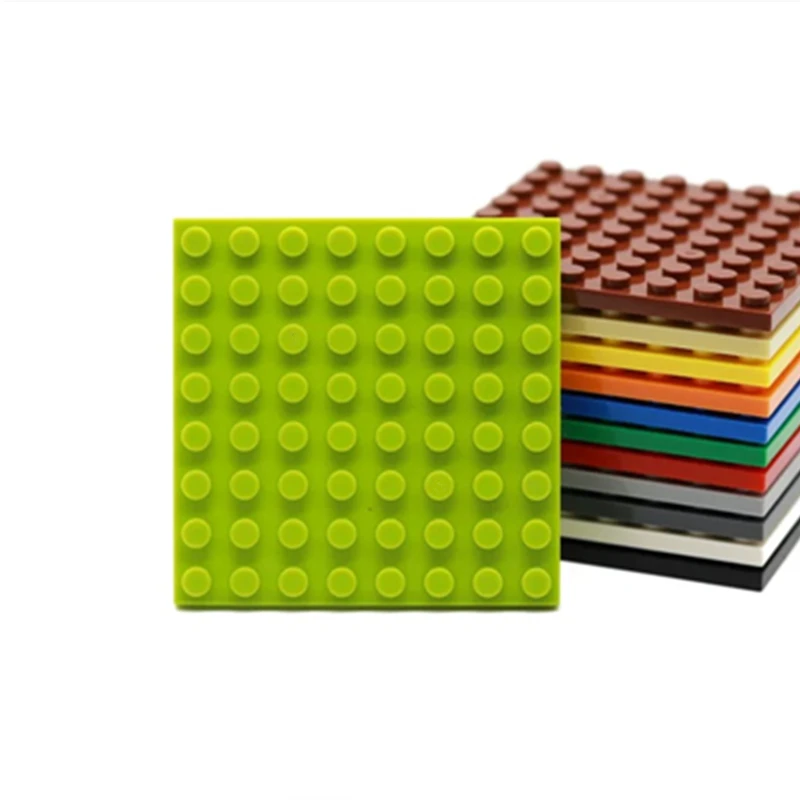 PLATE 12PCS 8x8 Compatible with 41539 Self-Locking Bricks Building Blocks Toys Accessories