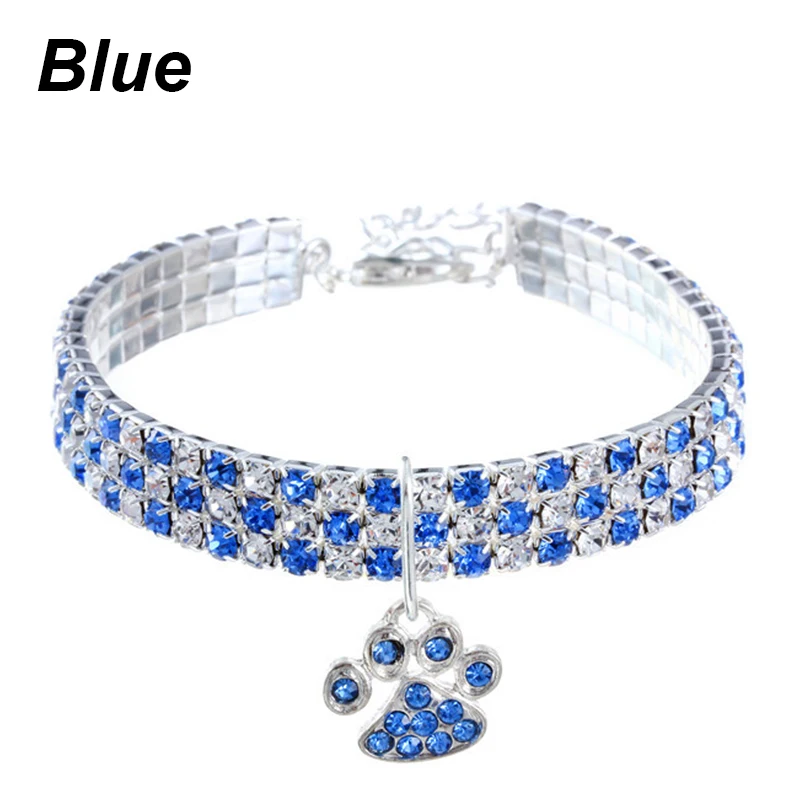 Haustier-Halsband Mit Diamant-Schleife – Verstellbar, Strass Verziert, Für Kleine & Mittelgroße Hunde/Katzen