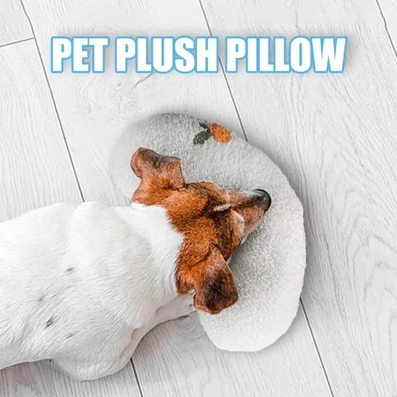 Pet Calming Pillow Comfortable U Shaped Skin-Friendly Elastic Cushion Accessories for Dogs 1Pcs