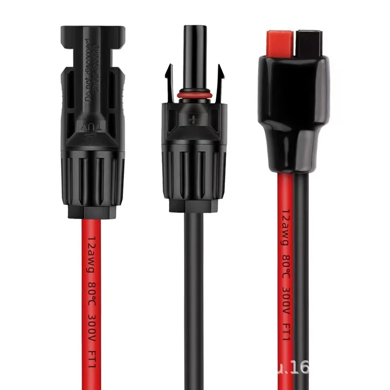 12 AWG Solar Panel Connector Anderso Adapter Cable Wire PV Panel Plug Cord Battery Wiring Solar Extension solar panel connector cable extension cable