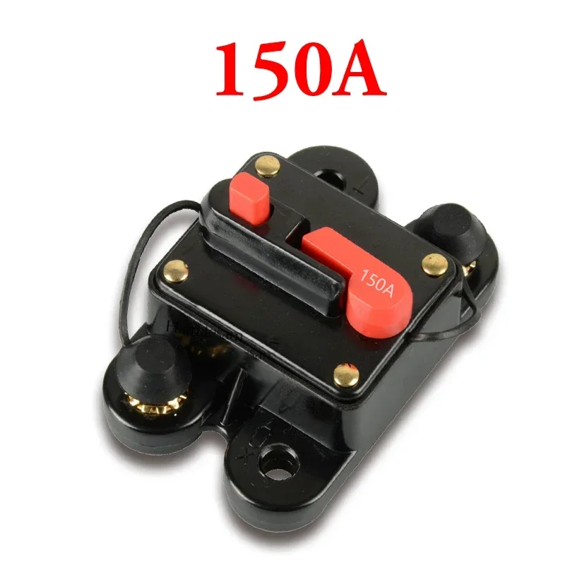 40A 50A 60A 80A 100A 150A 200A 250A 300A AMP 12-24V DC Circuit Breaker Car Auto Fuse Reset optional Car Audio Inline