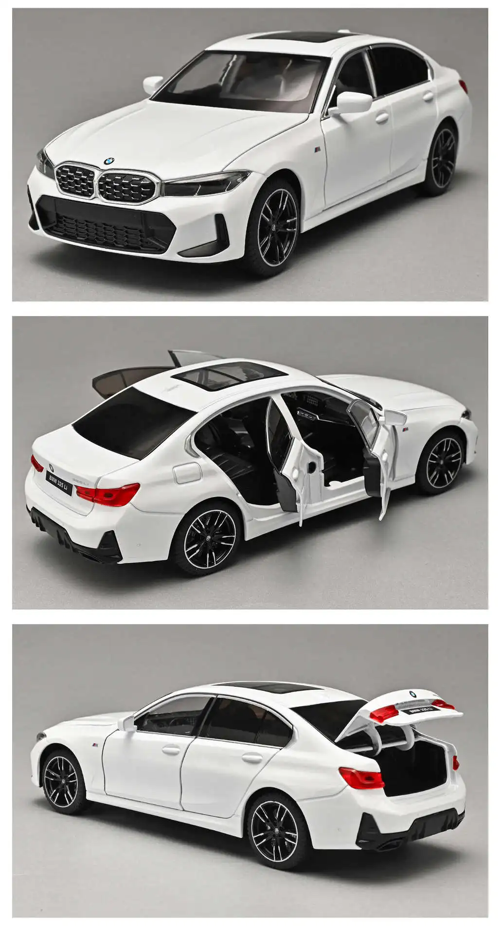 1:24 3 Series 325i 325LI M Coupe Diecast Model Car Toy Vehicle Kid