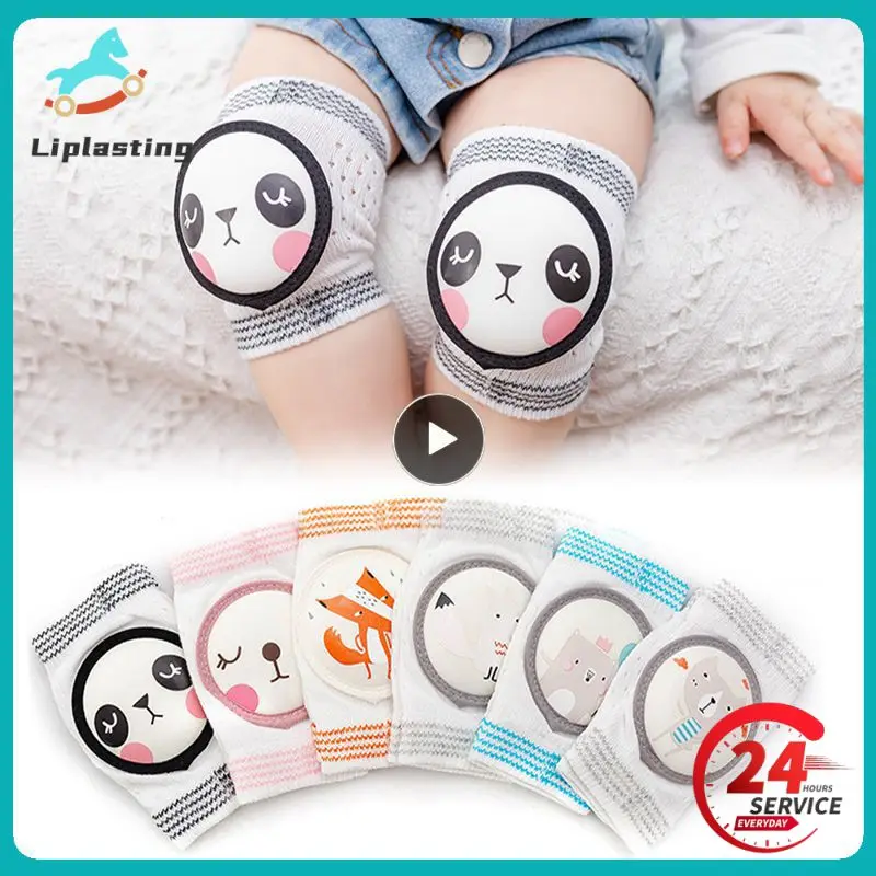 

New Baby Knee Pads Summer Mesh Thin Cotton Baby Crawling Toddler Anti-fall Knee Pads Elbow Pads Children's Soft Sponge Knee Pads
