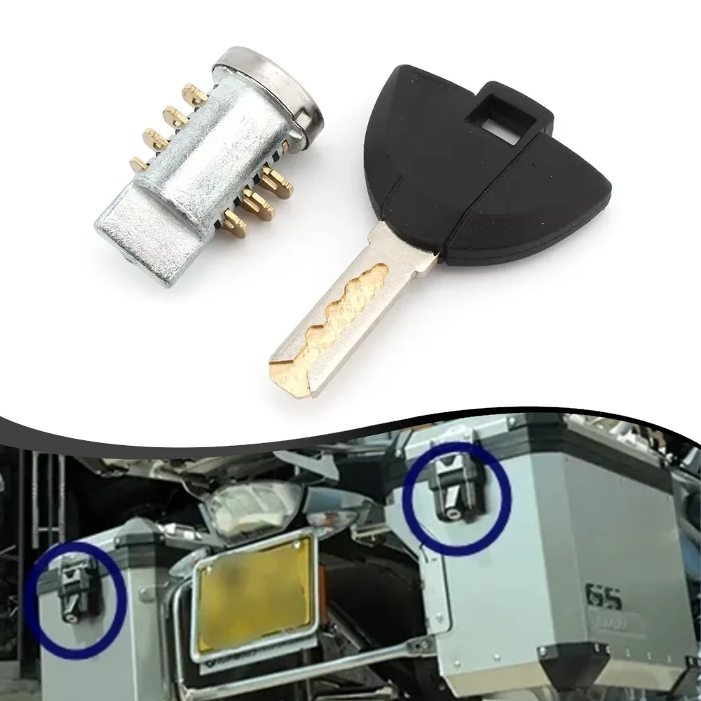 Key Cylinder Lock Cylinder Core Plug Trunk Saddlebag Top Case Box For BMW BMW R1250 GS LC ADV R1200 F800GS F700GS F650GS motorcycle key cylinder lock