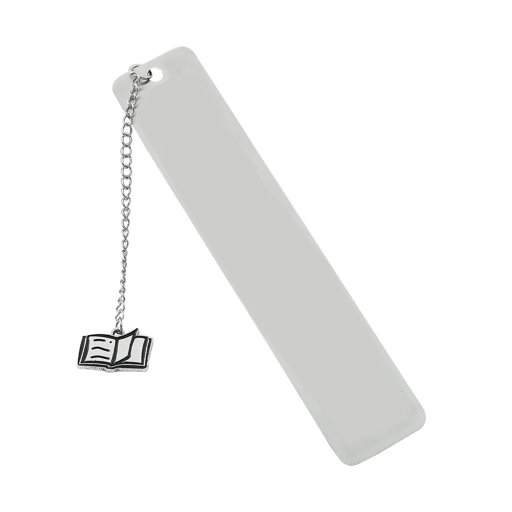 Black Plated Stainless Steel Plate Bookmarks Metal Book Mark Gifts for Book Lovers 10pcs