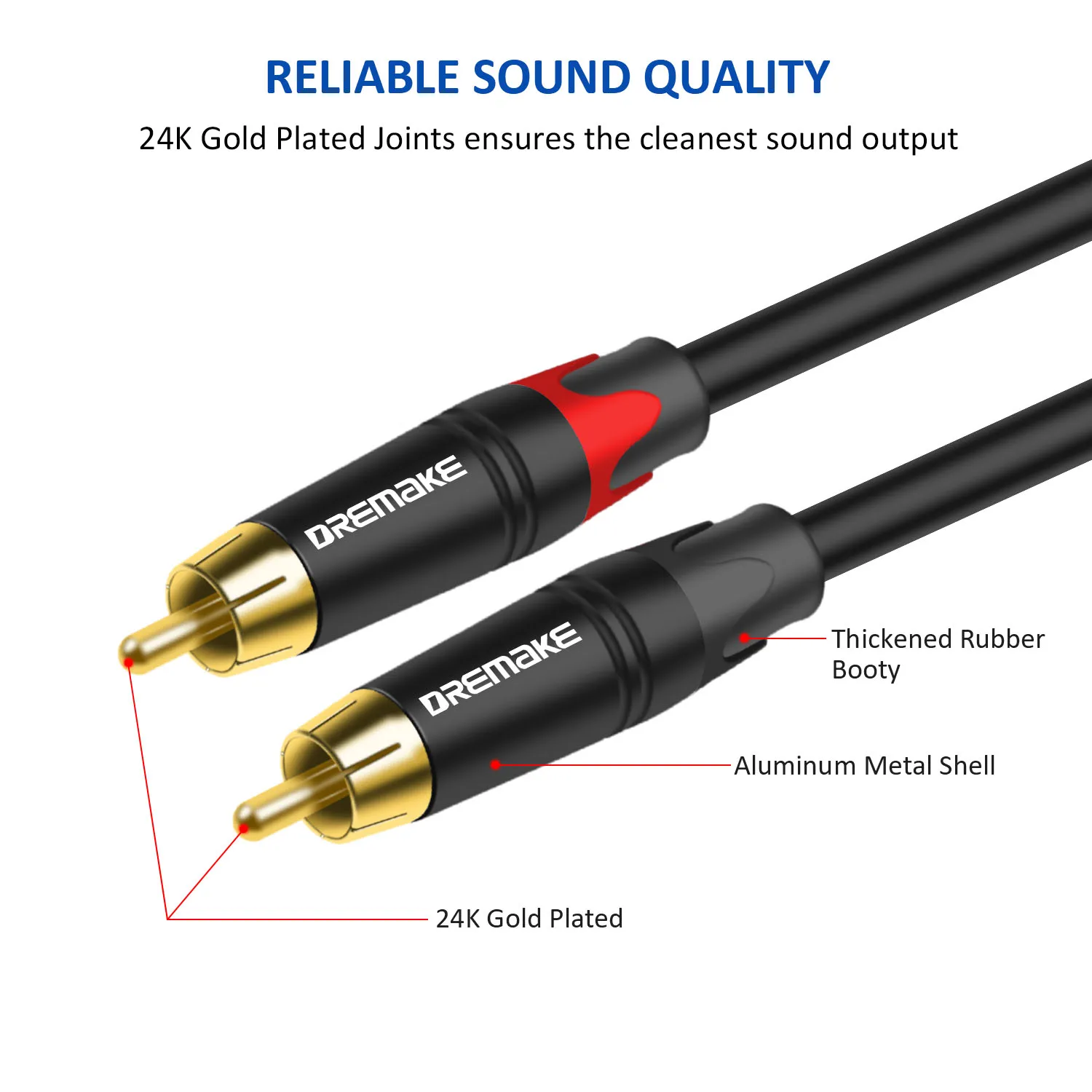 Real Cable Cable subwoofer en Y 3m #YSUB1801