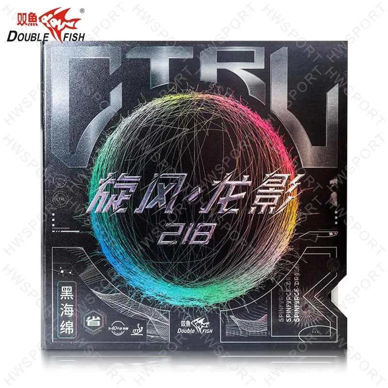 DOUBLE FISH Table Tennis Rubber Provincial Level FC218 Spin Control Ping Pong Rubber with Pre-tuned High Elasiticity Sponge table tennis rubber table tennis sponge