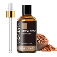 MAYJAM 1PCS 100ML Essential Oil with Dropper Sandalwood Lavender Eucalyptus Vanilla Aroma Oil For Humidifier Scent Candle Burner 5
