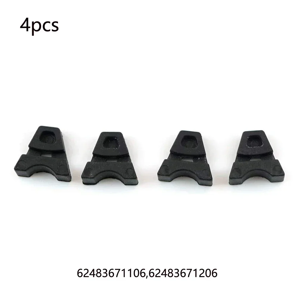 Black Plastic Car Sunroof Bracket Clip Set - 4 Piece