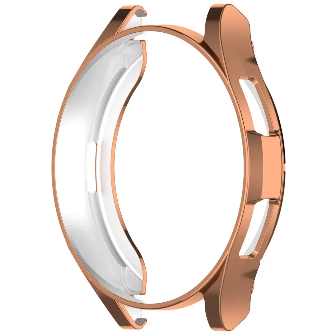 삼성 갤럭시 시계 6 클래식 43mm 47mm용 슬림 TPU 보호 전기도금 화면 보호기 케이스 커버