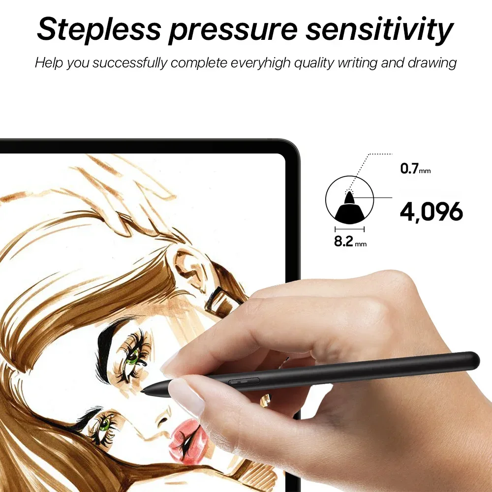 S Pen for Samsung Galaxy Tab S6 Lite S7 FE S8 Plus S9 Ultra Stylus for Samsung Pen with Pressure Sensing Eraser Touch Pen Pencil 4
