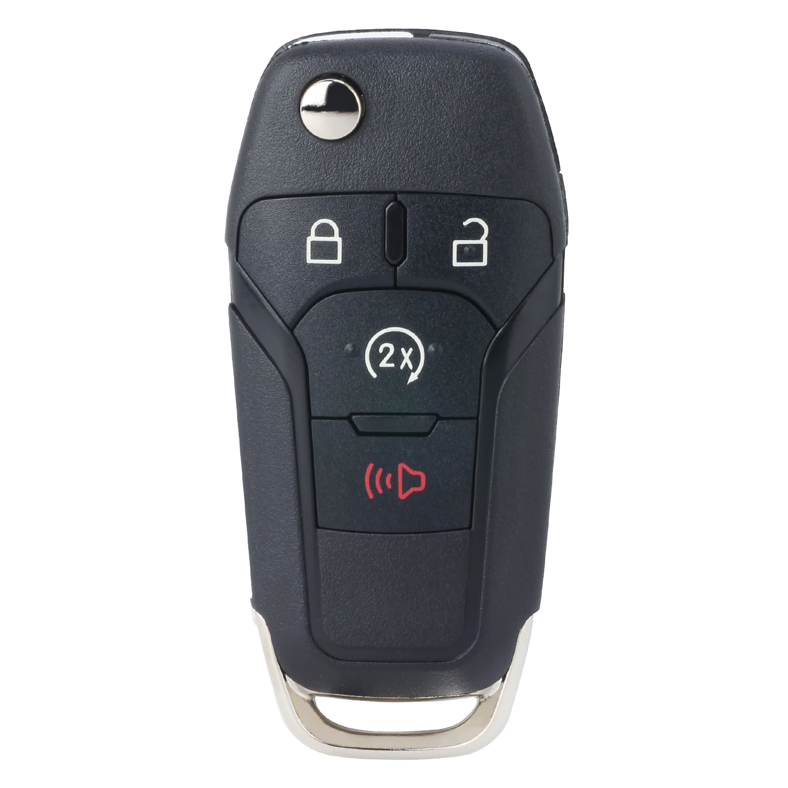 KEYECU Flip Remote Car Key Shell Case for Ford Fusion Edge Explorer 2013-2015 FCC ID: N5F-A08TAA (Shell Only) gas caps for cars Other Replacement Parts