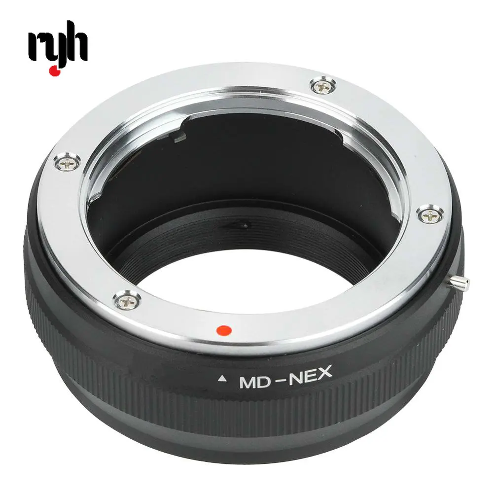 

RYH MD-NEX Metal Lens Adapter Ring for Minolta MD Lens Fit for Sony NEX Mirrorless Camera