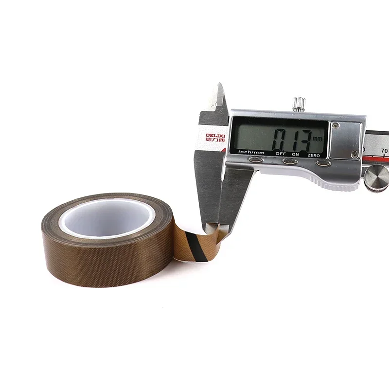 PTFE Tape Adhesive Cloth Width 5~100mm Thickness 0.13mm 0.18mm Insulated Vacuum High Temperature Resistant Sealing