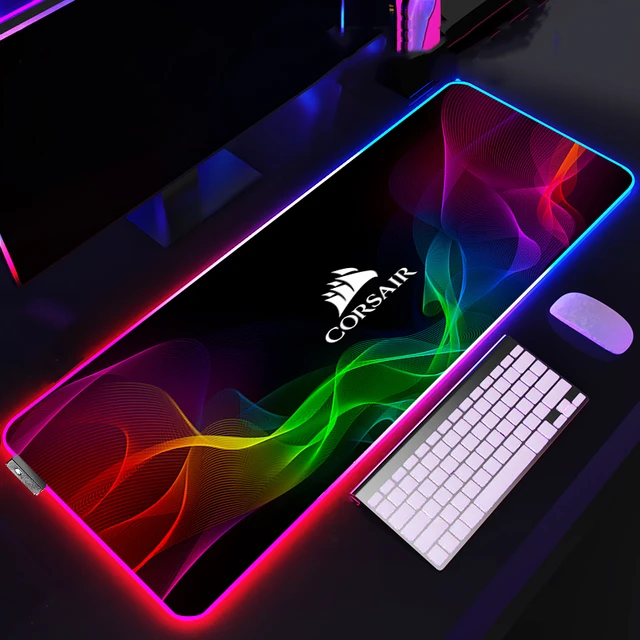 Corsair – tapis de souris Rgb, tapis de bureau Xxl, tapis de souris de jeu,  accessoires de clavier, Pc, Anime, grande souris, tapis d'armoire, tapis  étendu - AliExpress