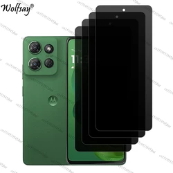 Premium Privacy Screen Protector - Anti - Spy Tempered Glass - Motorola Moto G Power (2025) (4 Front Glass)