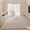 Cream Striped Carpet Luxurious Artistic Living Room Decoration Carpet Comfortable Soft Bedroom Rugs Washable Easy Clean Sofa Rug 4