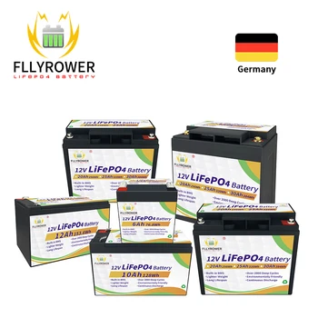 어린이 스쿠터용 충전식 리튬 다리미 인산염 에너지 저장 배터리, EU 주식 12V, 6 Ah, 10 Ah, 12 Ah, 20 Ah, 30 Ah, 40 Ah, 50Ah, BMS 포함, LiFePO4