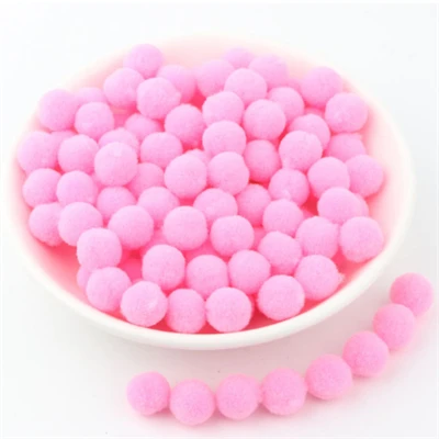 Wholesale 8mm Soft Fur Pompoms for Arts, Crafts, and Home Décor