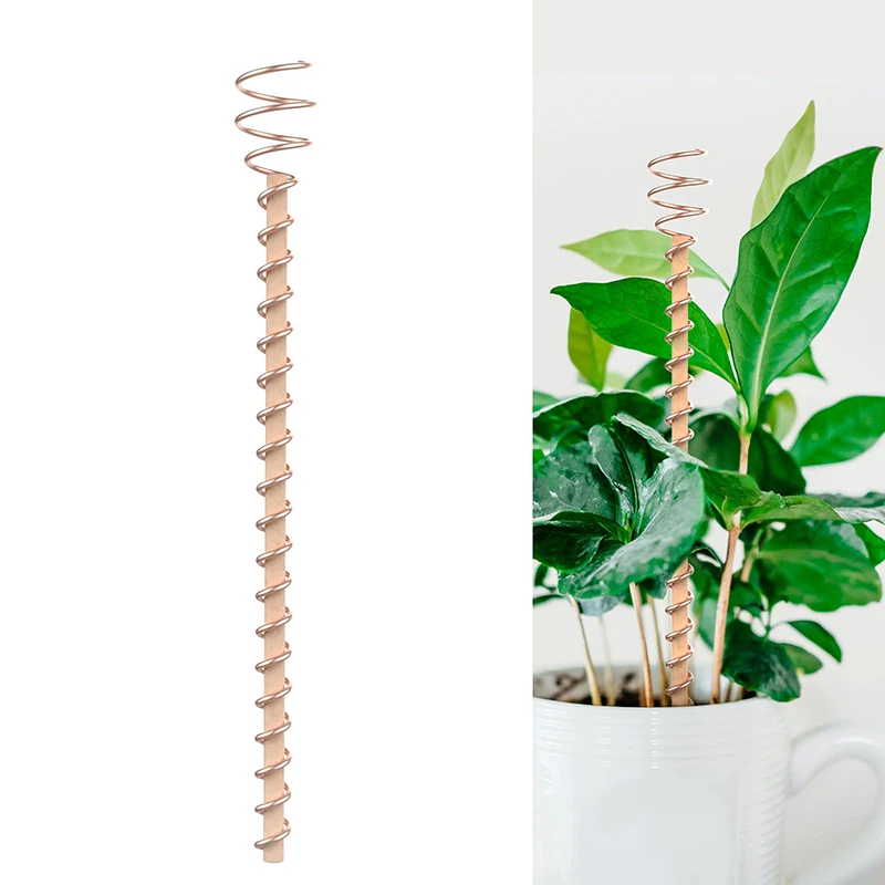 1Pc Electroculture Plant Stakes Giardinaggio Antenne A Spirale In Rame Per La Coltivazione Di Piante Da Giardino E Verdure Utilizzando L'Energia Dell'