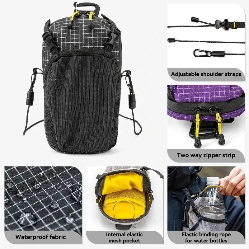 Waterproof Smartphone Pouch with Backpack Shoulder Strap Attachment