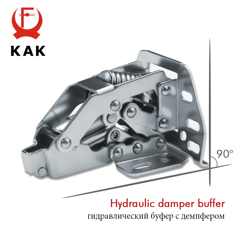 KAK Hydraulic Cabinet Hinges Soft Closing Kitchen Damper Door Closer RV Camper Car Door Support Furniture Hinge Hardware