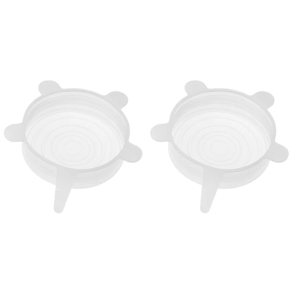 Heat Resistant Reusable Stretch Silicone Lids Food Wrap Bowl Cover 9cm