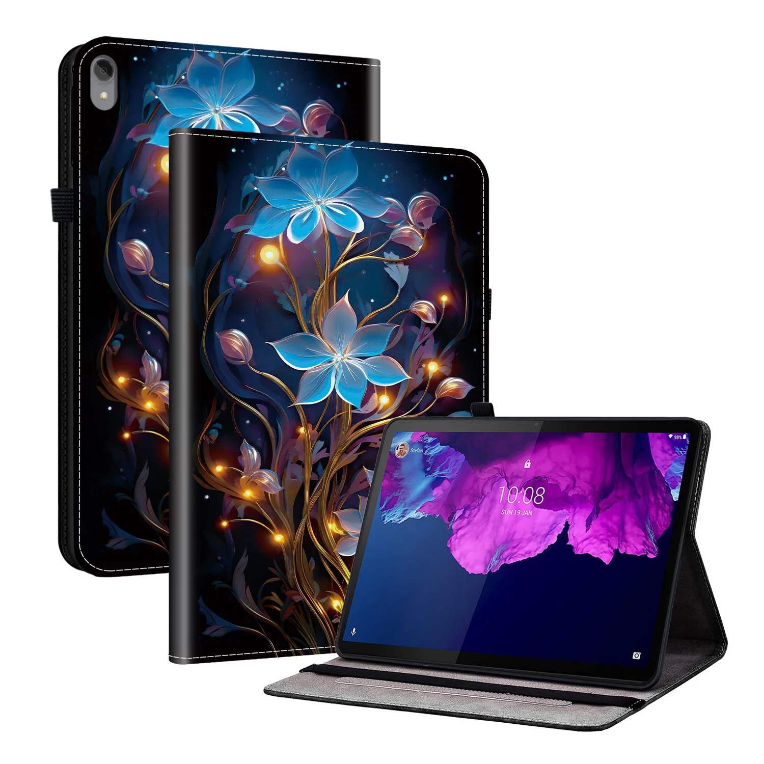Premium Luxury Leather Tablet Cover, 11-12 Inch