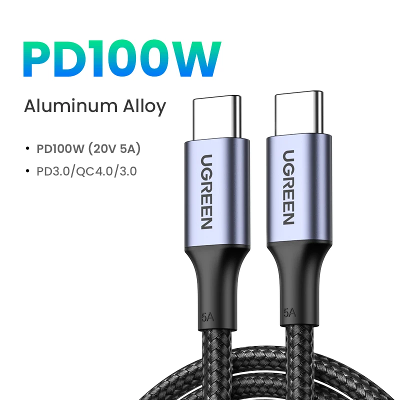 UGREEN 100W USB Type C To USB C Cable For thumbnail 2